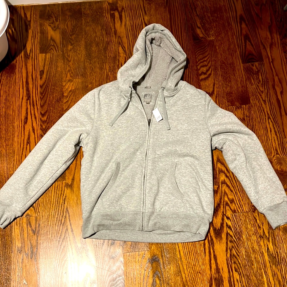 BRAND NEW fleece lined front zip hoodie jacket
